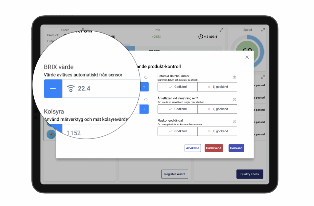 Automatic reading from mashine