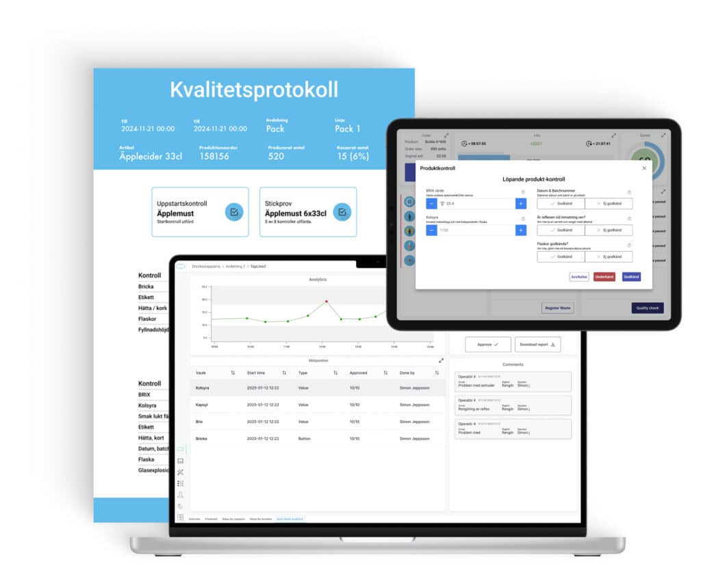 Connectitude quality module view